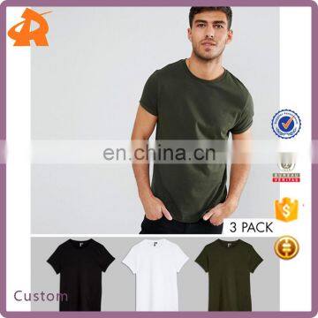 Guangzhou factory small quantity custom blank t-shirt new fashion man t-shirt