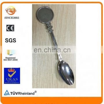 have mould cheaper round circle blank space nickel souvenir spoon