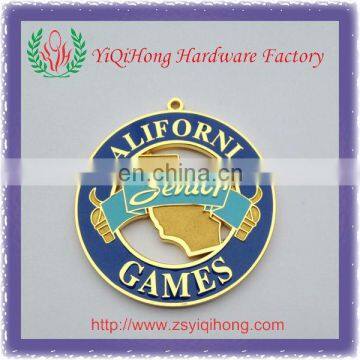 Zinc alloy cutting metal medal