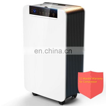 One year warranty 12 L/D portable dehumidifier for home use