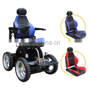 Electric Off-road Stair Climbing Beach Wheelchair with 4 Wheels Driven for Children or Adult