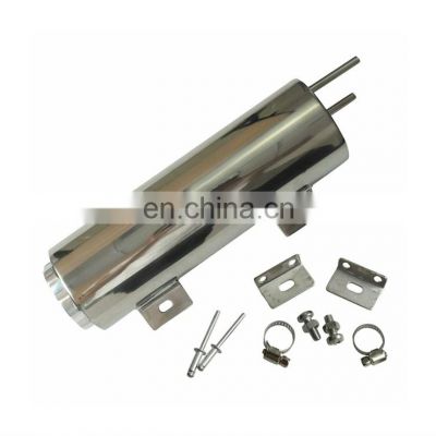 32 oz Stainless Steel Polished Radiator Coolant Overflow Tank