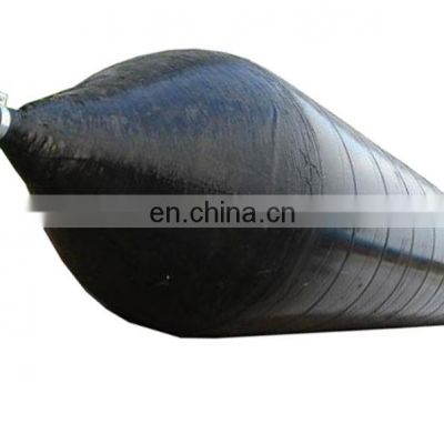 inflatable marine rubber airbag with safety valve for ship launching