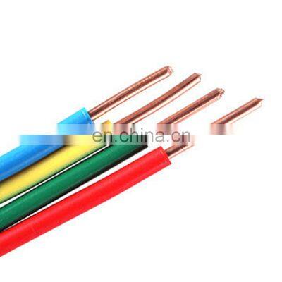 High Quality Pvc Insulated 2.5mm Electric Wire And Cable 8 Electrical Wire Awg Electrical Cable