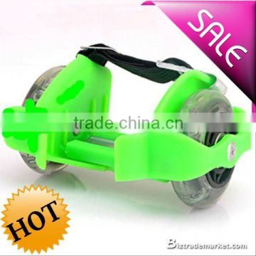 flashing roller single wheel skates with colorful lights