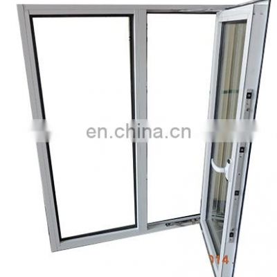 Windows casement with glass windows aluminum profile  door window