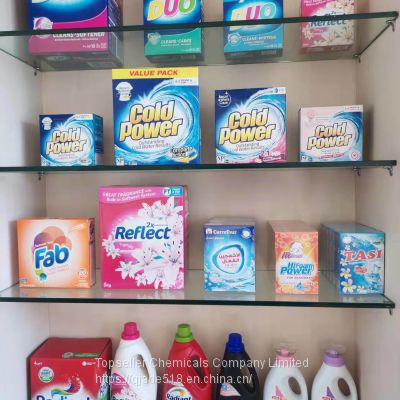 Front Load Low Foam Detergent Powder with Softener