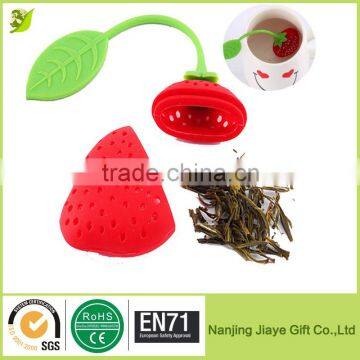 FDA Approved Super Cute Strawberry Silicone Tea Infuser