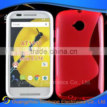 S line design mobile phone cases for moto e lte XT1527 XT1505 for MOTO E2 \ E+1