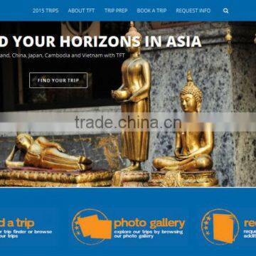 Travel Agent / Travel Guide Website design