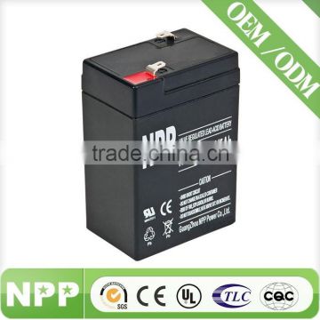 6v5ah rechargeable high quality AGM battery for emergency light