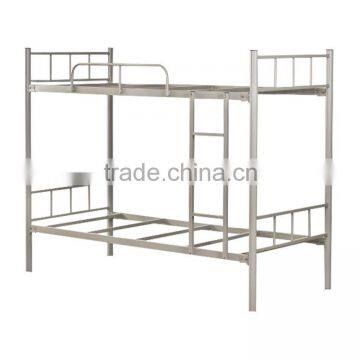 Twin bunk/double bed for teenager's rooms with sturdy metal frames