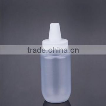 New bottle capacity design plastic 180g Needle nose lid ketchup bottle