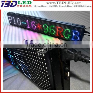 programmable full color led message sign,indoor full color/three color led car message sign board mini led screen display sign
