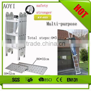 buy direct from china factory folding aluminum ladder