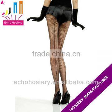 lady new sexy fishnet tights with back seam