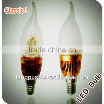 led chandelier bulb warm white cool white Dimmable E12 E14 E27 E26 E17 B15 B22