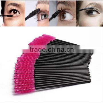 100 Pack Disposable Eyelash Mascara Brushes Wands Applicator Makeup Brush Kits Pink