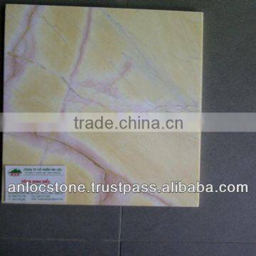 Vietnamese Yellow Marble with veins