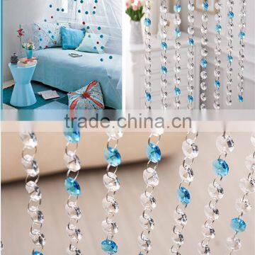 Home decor romantic elegant crystal bead curtain for window