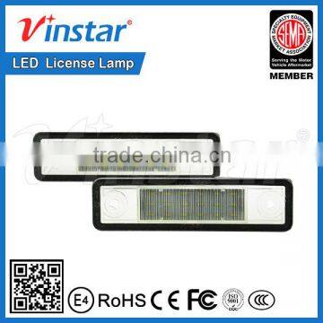 Hot Sale 18-SMD Plug & Play 12V led license plate lamp for Opel