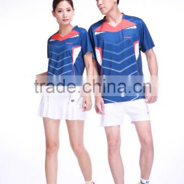 new style Professional customized ,Badminton wear shir WS-16231