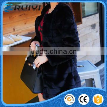 wholesale women long sleeve faux fur winter coat
