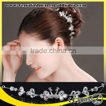 swan crystal stone hair band pictures, jeweled hair bands