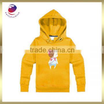 blank hoodies wholesale yellow cotton for girls