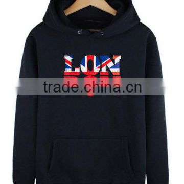 60% cotton 40% polyester new design custom men hoodie crewneck sweatshirt with kangaroo pockets