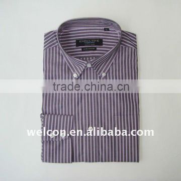 Chinese factory OEM Men's fashion 100% cotton long sleeve European style shirt
