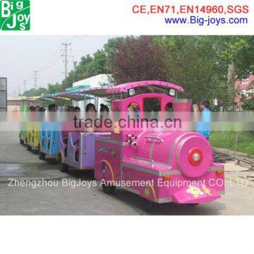 Customer design funny outdoor trackless electric train for kids for sale