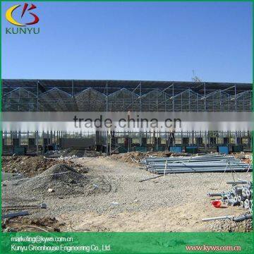 Sawtooth type greenhouse manufacturers polycarbonate panels