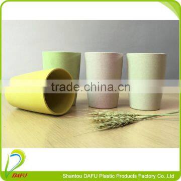 Colorful wheat straw Manufacturer environmental plastic beer cup