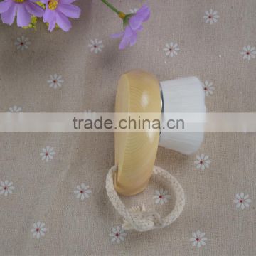 New Design Hot Sale face cleaning brush with wooden handle
