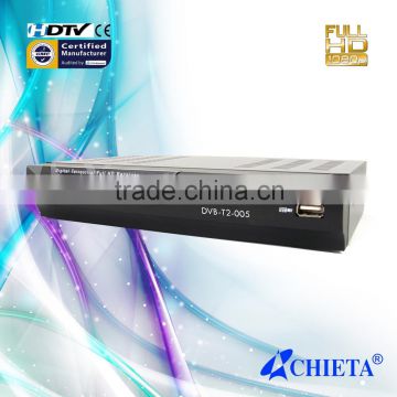 Low Cost Full HD 1080p DVB-T2 Digital TV Receiver Set Top Box