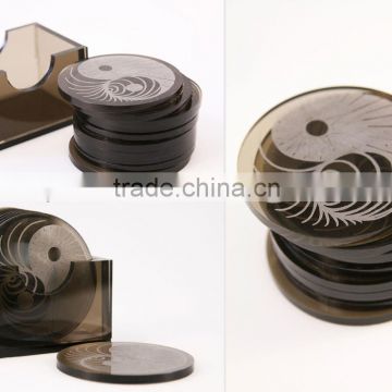 acrylic cup pads/coasters - hg131204010B