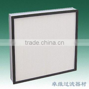 Large air flow FB Medium efficiency panel filter for electronic/food/pharmaceutical facilities