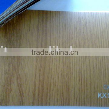 decorative wood grain color film 3D pvc sheet for MDF doors