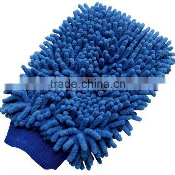 New Style Double Sided Chenille Cleaning Mitt Car Polishing Mitt