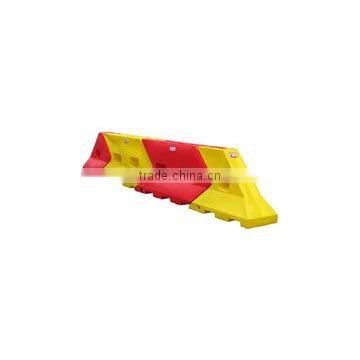 OEM rotomolded road barriers, plastic barrier filled water, LLDPE.