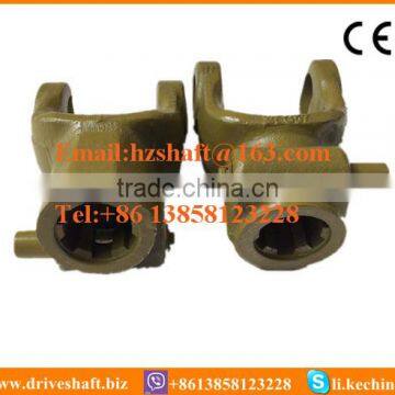 Most popular products Agriculture PTO Drive Shaft Splined Yoke with double push pin, drive shaft parts with CE Certificated