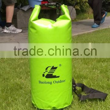 Outdoor camping/travel accessories roll up( dry bag )waterproof with back shoulder strap