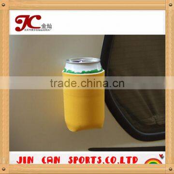 Promotional cheap custom logo printed car bottle cooler