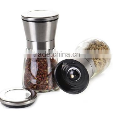 Amazon top selling 18/8 Stainless Steel salt and pepper grinder set