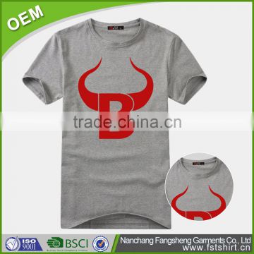 Men Soft textile Formal Cotton OEM T shirt Printing With Your Own Design