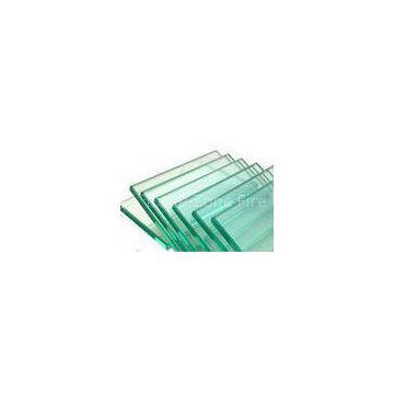 3mm / 4mm Clear Float Flat Tempered Glass / Toughened Glass For Cabinet , Solid Structure