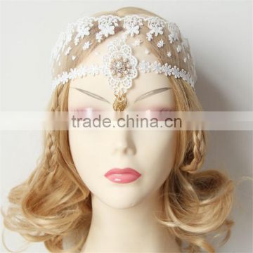 Lady Sexy Venice Flower Eye Patch Princess White Lace Mask Wedding Gift Carnival Accessories Party