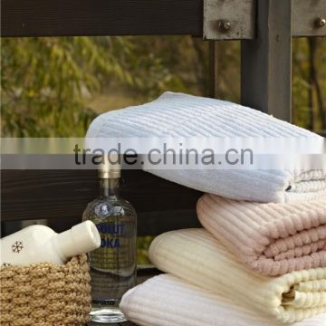 Wholesale Terry 100% Cotton Bath Towel Piano Key Jacquard For Hotel Use
