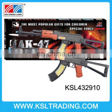 New Design AK 47 kid toy gun with laser and light for play